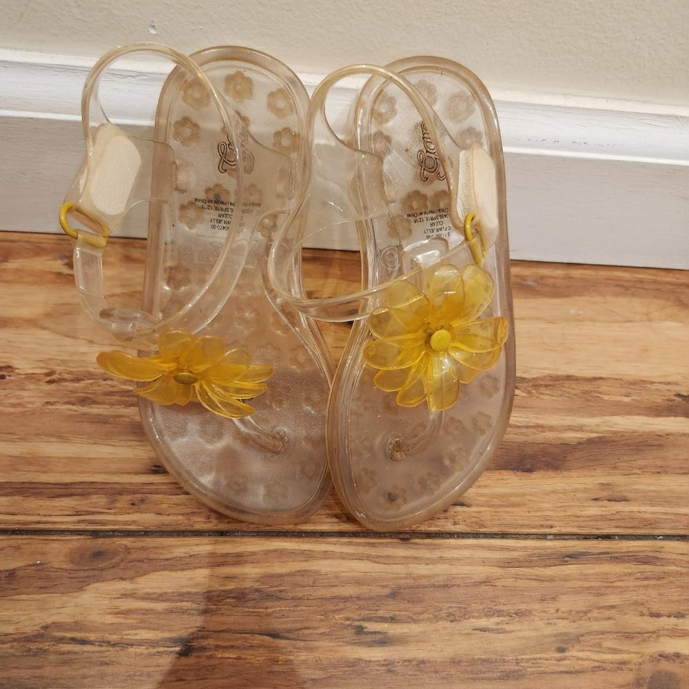 Gap sandals w/flower size 8 little girls
